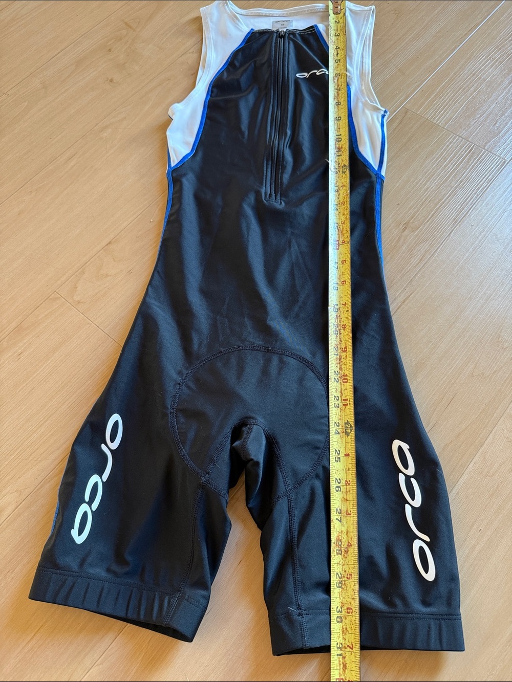 ORCA TRIATHLON ATHLETIC TRAINING RACE SUIT WOMENS SIZE XS SLEEVELESS BLACK WHITE - Picture 6 of 12